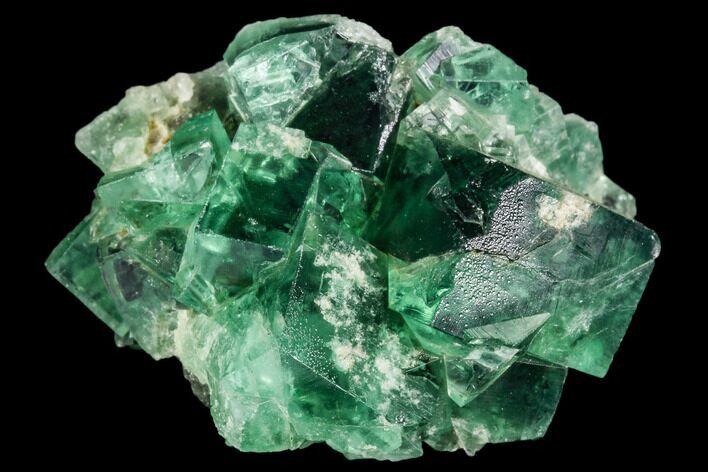 Fluorescent, Green Fluorite Crystal Cluster - Rogerley Mine #106117